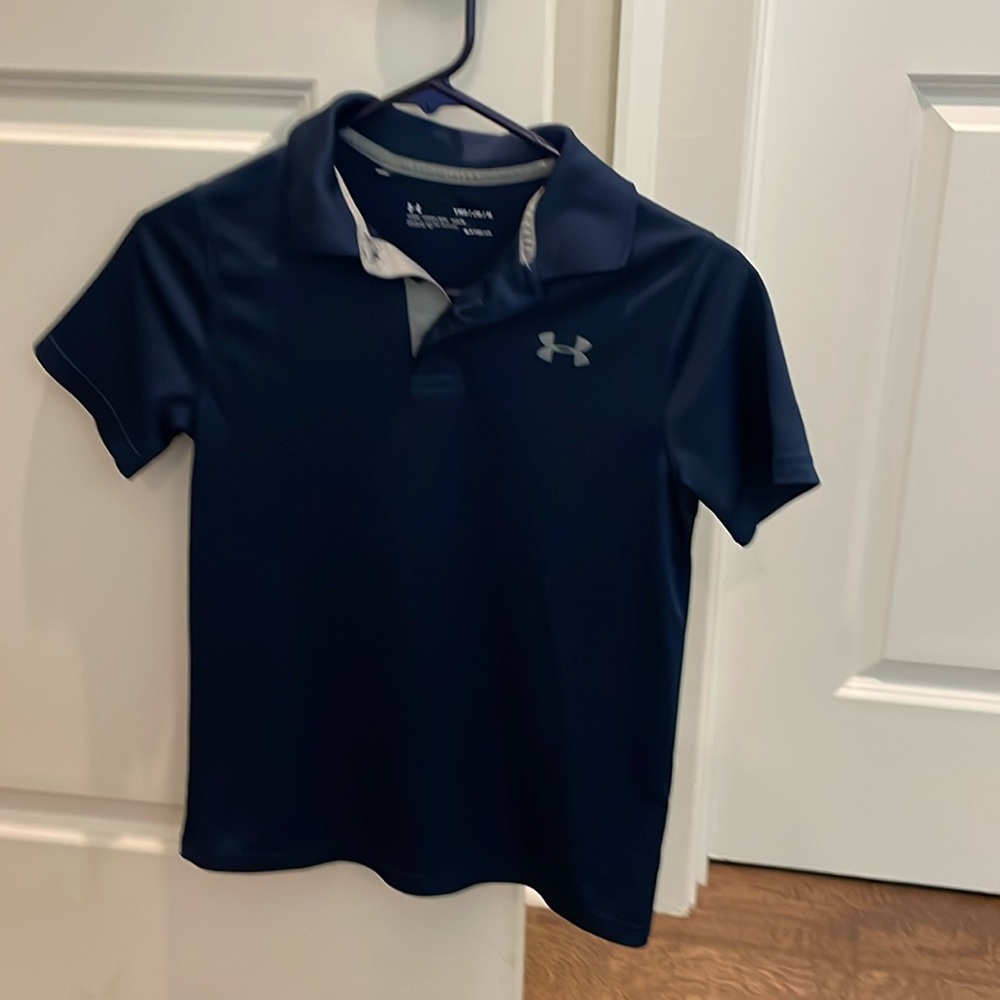 Under Armour polo shirt navy size youth medium